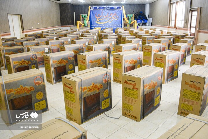 170 دستگاه گرمایشی بین نیازمندان خراسان‌شمالی توزیع شد