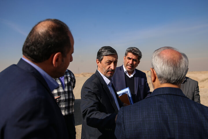 بازدید سید پرویز فتاح رییس ستاد اجرایی فرمان امام از پروژه منطقه ویژه اقتصادی ری