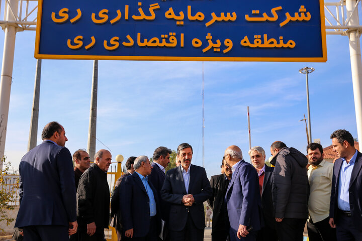بازدید سید پرویز فتاح رییس ستاد اجرایی فرمان امام از پروژه منطقه ویژه اقتصادی ری