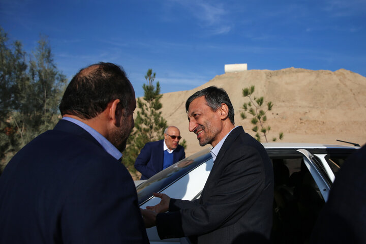 بازدید سید پرویز فتاح رییس ستاد اجرایی فرمان امام از پروژه منطقه ویژه اقتصادی ری