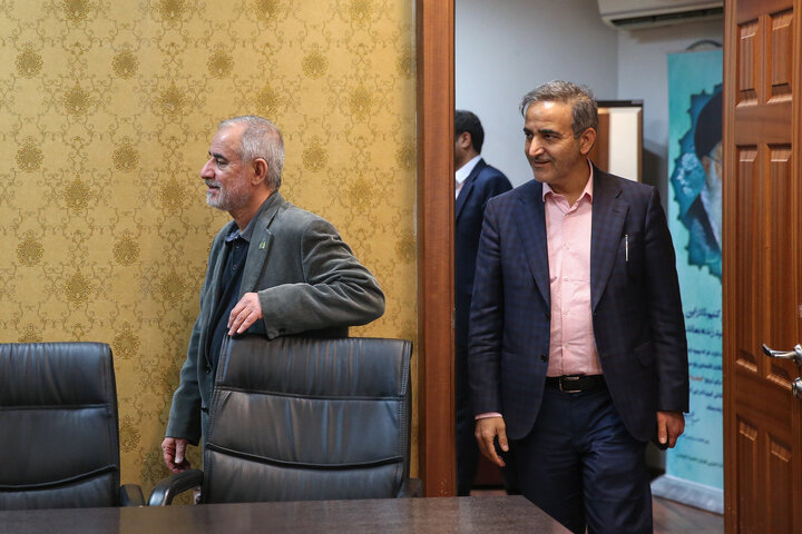 مراسم تودیع و معارفه رئیس مرکز اطلاع‌رسانی ستاد اجرایی فرمان امام