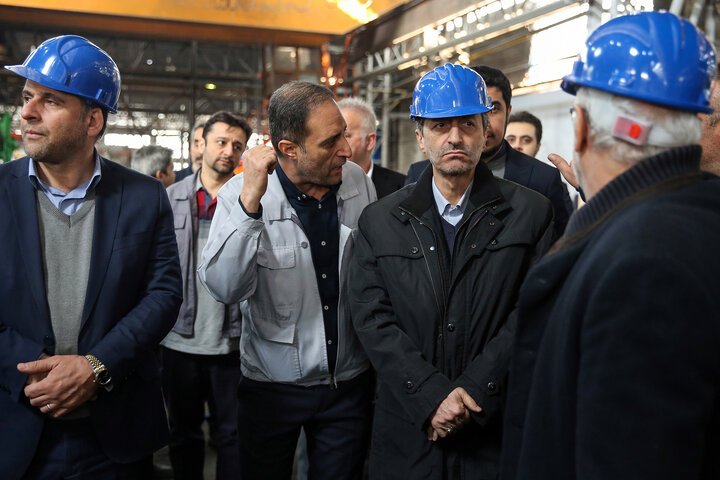 بازدید فتاح از شرکت لوله و پروفیل سپنتا