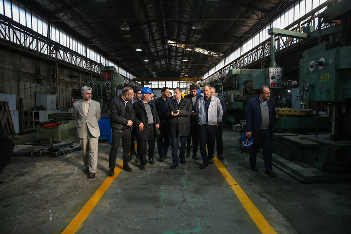 بازدید فتاح از شرکت لوله و پروفیل سپنتا