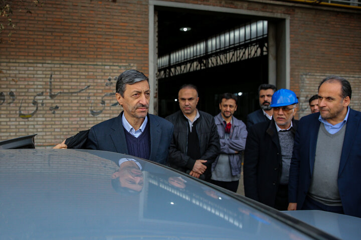 بازدید فتاح از شرکت لوله و پروفیل سپنتا