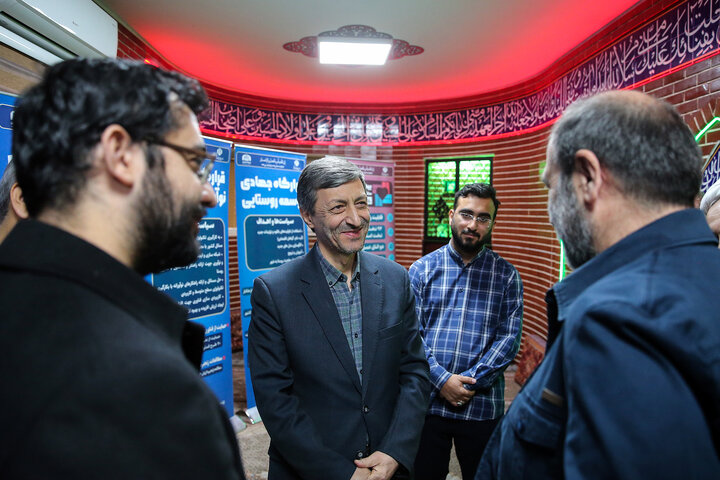 بازدید سید پرویز فتاح رئیس ستاد اجرایی فرمان امام از بنیاد احسان 