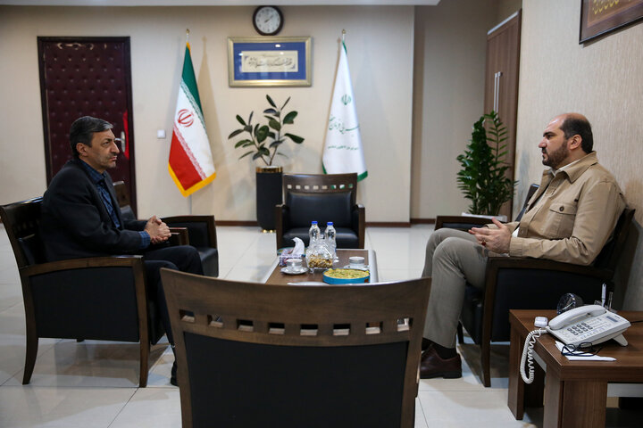 دیدار معاون اجرایی رئیس جمهور با رئیس ستاد اجرایی فرمان امام