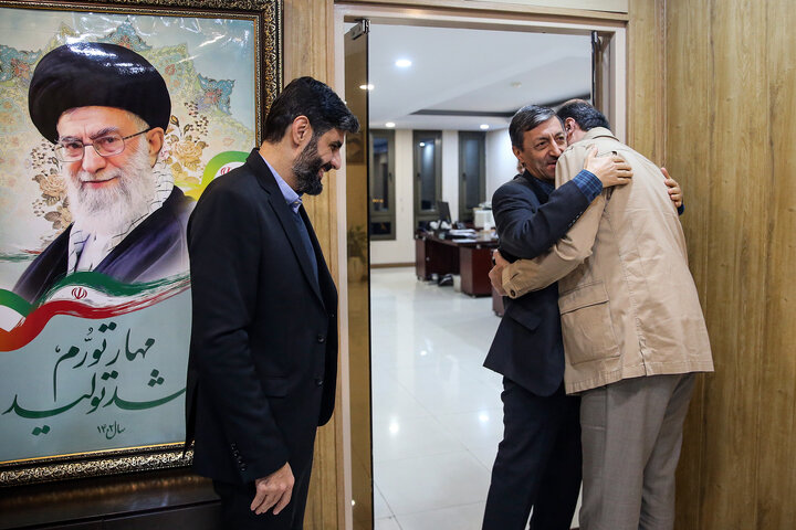 دیدار معاون اجرایی رئیس جمهور با رئیس ستاد اجرایی فرمان امام