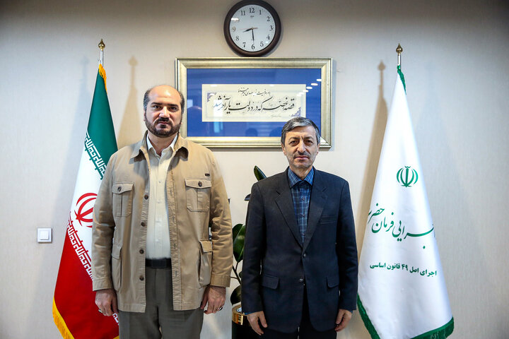 دیدار معاون اجرایی رئیس جمهور با رئیس ستاد اجرایی فرمان امام