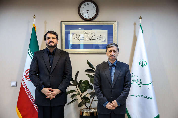 دیدار وزیر راه و شهرسازی با رئیس ستاد اجرایی فرمان امام