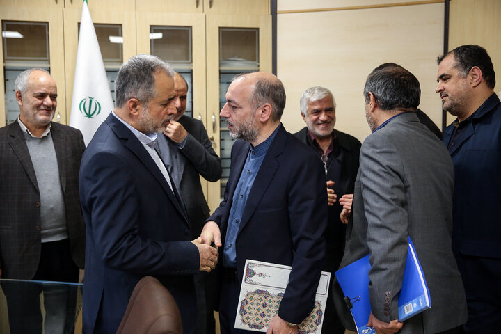 مراسم تودیع و معارفه اعضای هیأت مدیره سازمان اموال و املاک