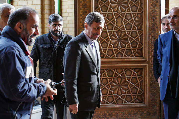 تجدید میثاق رئیس ستاد اجرایی فرمان امام، مدیران و کارکنان ستاد با آرمان‌های امام راحل و شهدای انقلاب اسلامی