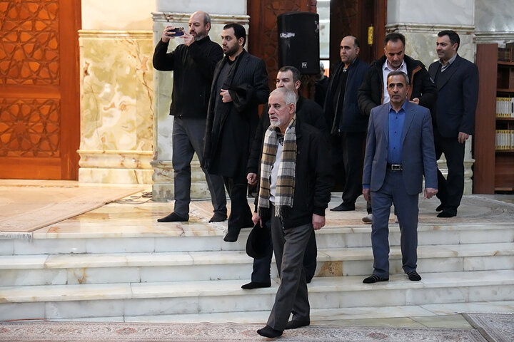 تجدید میثاق رئیس ستاد اجرایی فرمان امام، مدیران و کارکنان ستاد با آرمان‌های امام راحل و شهدای انقلاب اسلامی