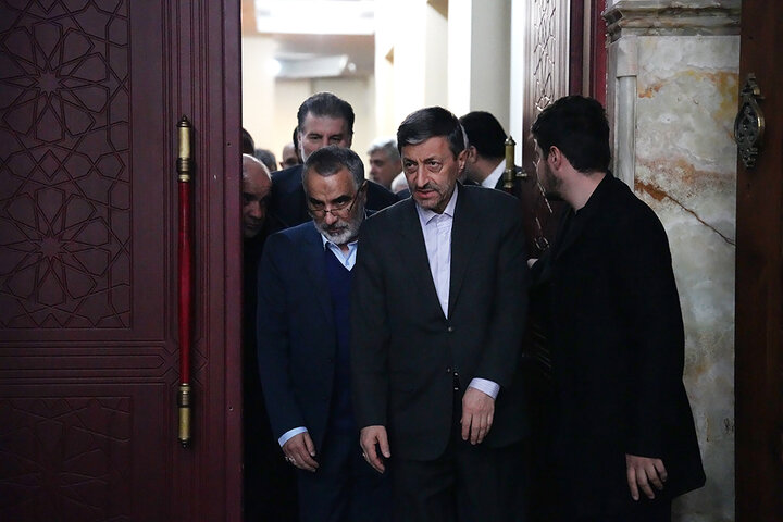 تجدید میثاق رئیس ستاد اجرایی فرمان امام، مدیران و کارکنان ستاد با آرمان‌های امام راحل و شهدای انقلاب اسلامی