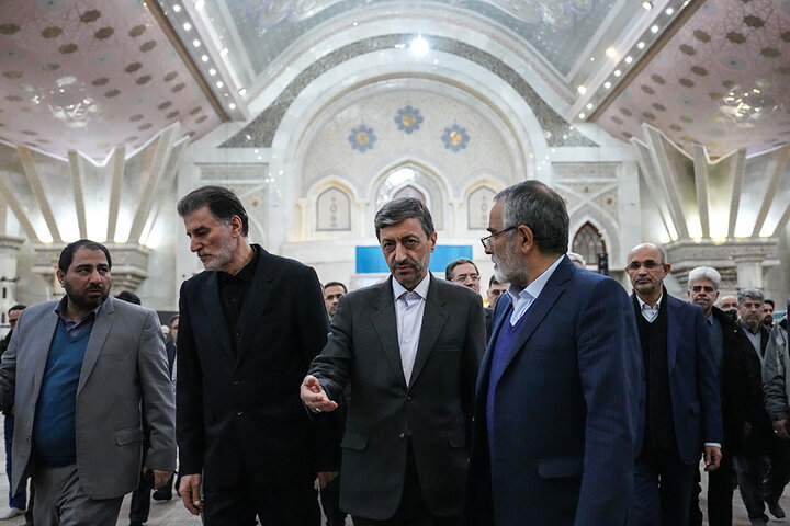 تجدید میثاق رئیس ستاد اجرایی فرمان امام، مدیران و کارکنان ستاد با آرمان‌های امام راحل و شهدای انقلاب اسلامی