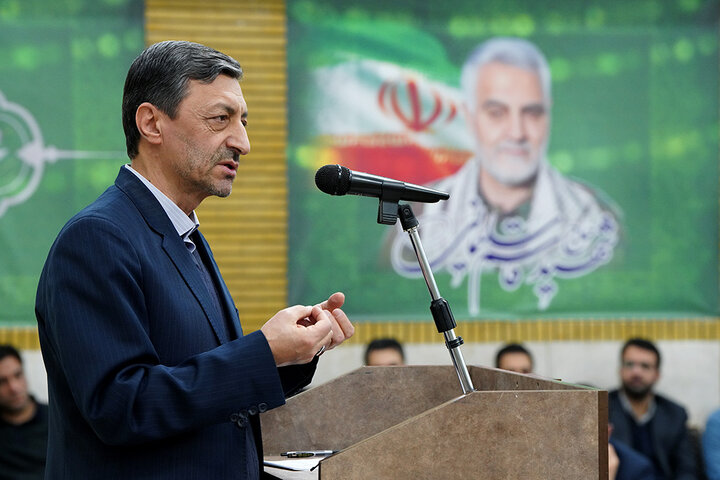 مراسم عید سعید مبعث و گرامیداشت چهل و پنجمین سالگرد پیروزی انقلاب اسلامی