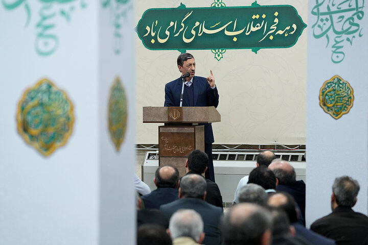 مراسم عید سعید مبعث و گرامیداشت چهل و پنجمین سالگرد پیروزی انقلاب اسلامی