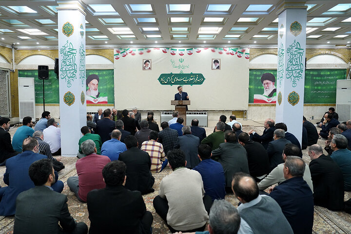 مراسم عید سعید مبعث و گرامیداشت چهل و پنجمین سالگرد پیروزی انقلاب اسلامی