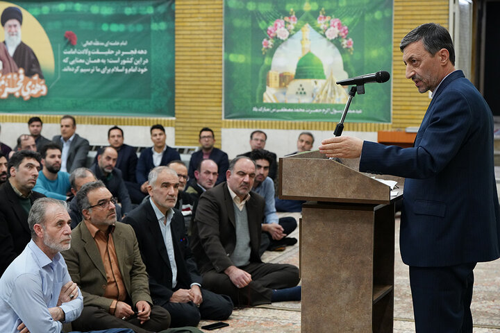 مراسم عید سعید مبعث و گرامیداشت چهل و پنجمین سالگرد پیروزی انقلاب اسلامی