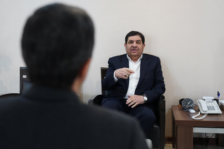 دیدار معاون اول رئیس جمهور با رئیس ستاد اجرایی فرمان امام