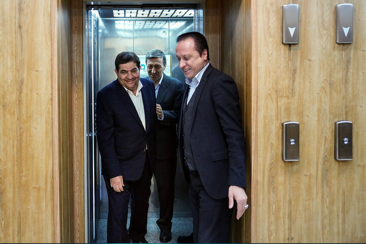 دیدار معاون اول رئیس جمهور با رئیس ستاد اجرایی فرمان امام