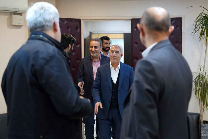 دیدار معاون اول رئیس جمهور با رئیس ستاد اجرایی فرمان امام