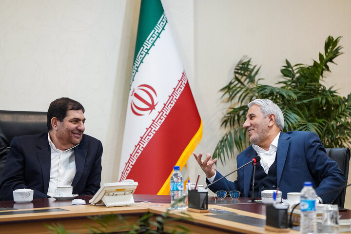 دیدار معاون اول رئیس جمهور با رئیس ستاد اجرایی فرمان امام