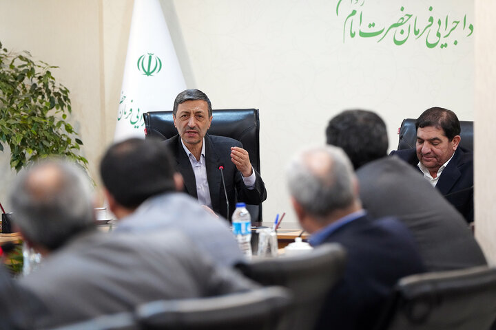 دیدار معاون اول رئیس جمهور با رئیس ستاد اجرایی فرمان امام