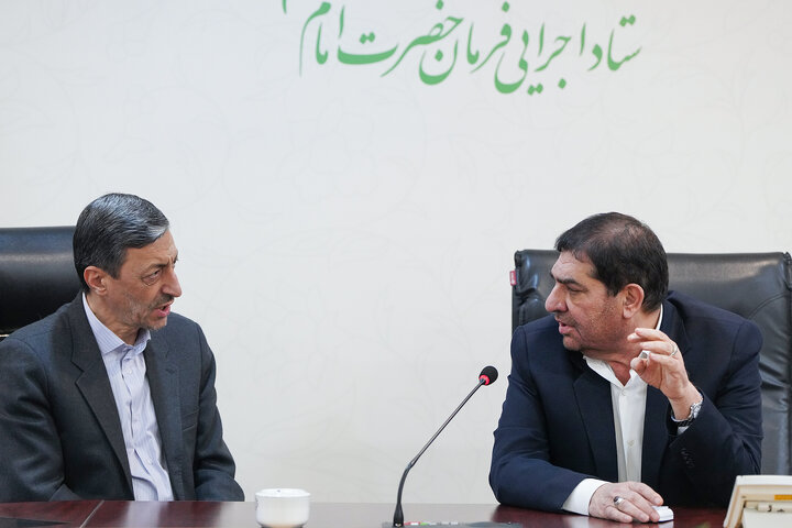 دیدار معاون اول رئیس جمهور با رئیس ستاد اجرایی فرمان امام