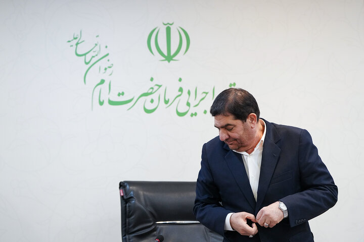 دیدار معاون اول رئیس جمهور با رئیس ستاد اجرایی فرمان امام