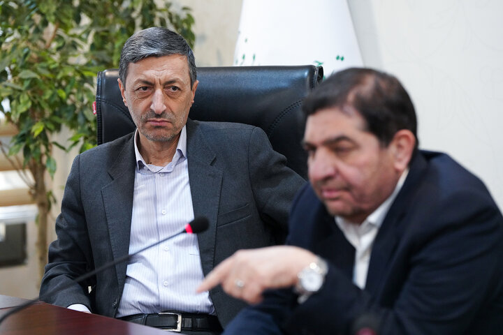 دیدار معاون اول رئیس جمهور با رئیس ستاد اجرایی فرمان امام