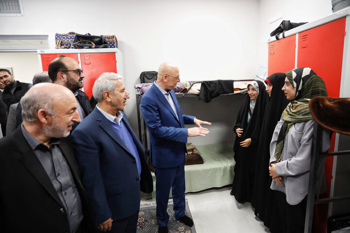 آیین گشایش دو خوابگاه دانشجویی دخترانه و اتاق مادر و کودک در دانشگاه بوعلی همدان