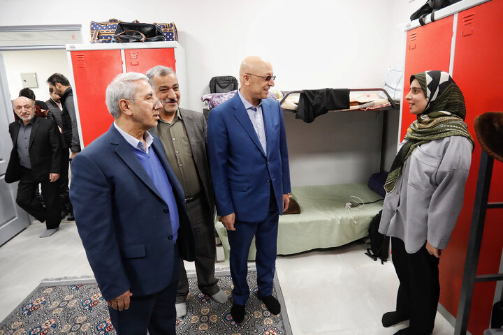 آیین گشایش دو خوابگاه دانشجویی دخترانه و اتاق مادر و کودک در دانشگاه بوعلی همدان