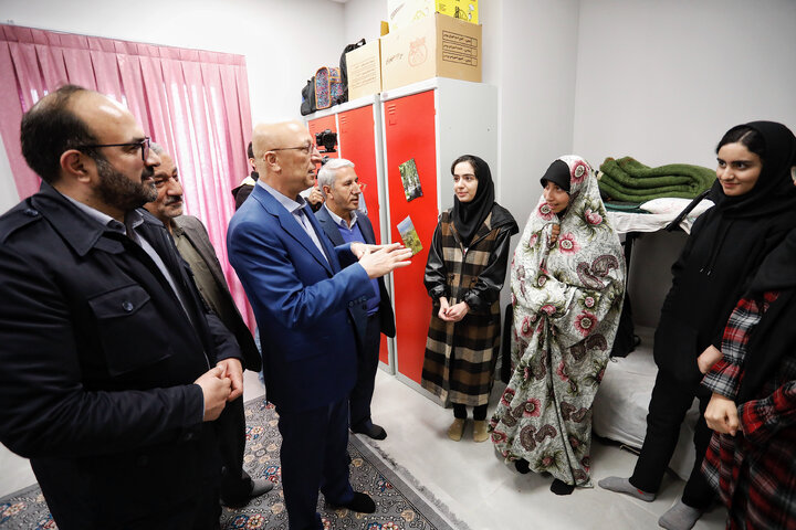 آیین گشایش دو خوابگاه دانشجویی دخترانه و اتاق مادر و کودک در دانشگاه بوعلی همدان