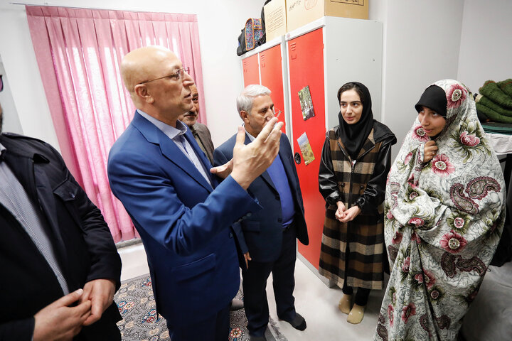 آیین گشایش دو خوابگاه دانشجویی دخترانه و اتاق مادر و کودک در دانشگاه بوعلی همدان