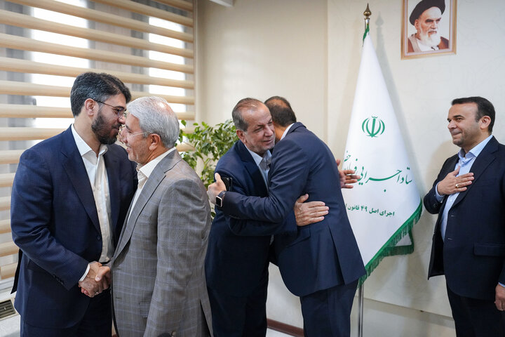 مراسم تکریم سید مصطفی سیدهاشمی معاون هماهنگی ستاد اجرایی فرمان امام