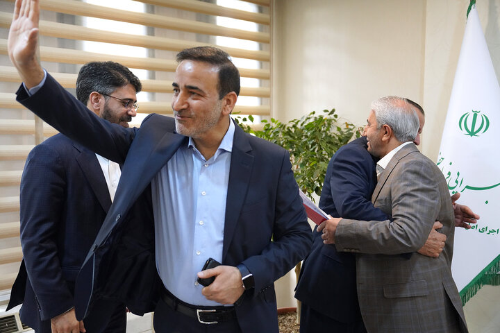 مراسم تکریم سید مصطفی سیدهاشمی معاون هماهنگی ستاد اجرایی فرمان امام