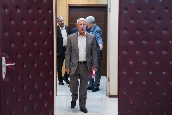 مراسم تکریم سید مصطفی سیدهاشمی معاون هماهنگی ستاد اجرایی فرمان امام