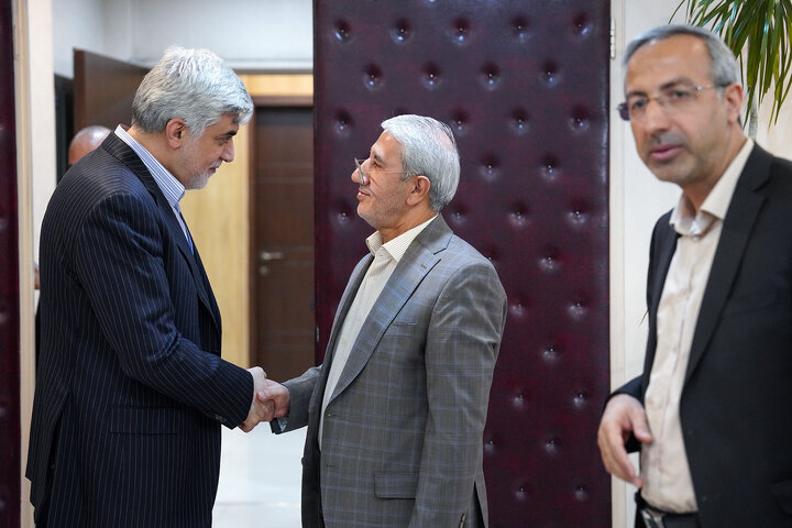 مراسم تکریم سید مصطفی سیدهاشمی معاون هماهنگی ستاد اجرایی فرمان امام