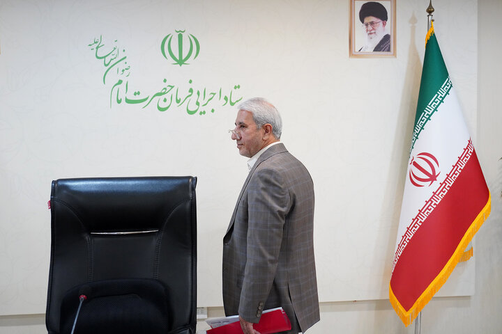 مراسم تکریم سید مصطفی سیدهاشمی معاون هماهنگی ستاد اجرایی فرمان امام