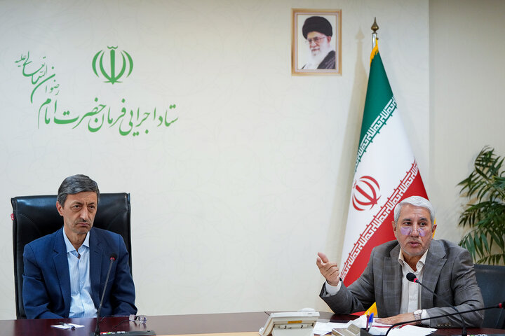 مراسم تکریم سید مصطفی سیدهاشمی معاون هماهنگی ستاد اجرایی فرمان امام