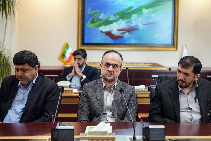 مراسم تکریم سید مصطفی سیدهاشمی معاون هماهنگی ستاد اجرایی فرمان امام