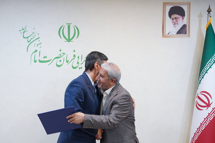 مراسم تکریم سید مصطفی سیدهاشمی معاون هماهنگی ستاد اجرایی فرمان امام