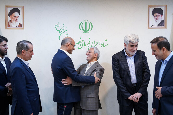 مراسم تکریم سید مصطفی سیدهاشمی معاون هماهنگی ستاد اجرایی فرمان امام