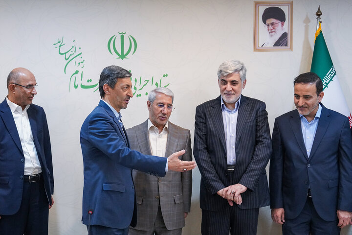 مراسم تکریم سید مصطفی سیدهاشمی معاون هماهنگی ستاد اجرایی فرمان امام