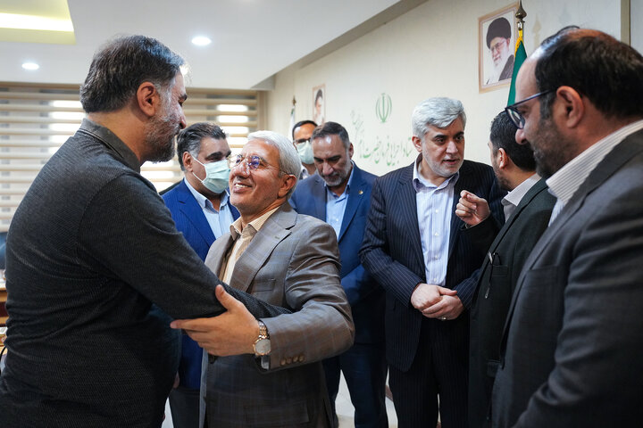 مراسم تکریم سید مصطفی سیدهاشمی معاون هماهنگی ستاد اجرایی فرمان امام