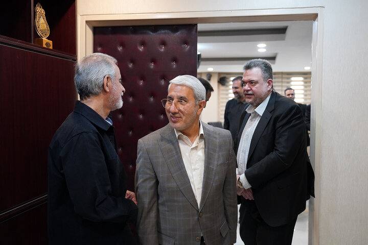 مراسم تکریم سید مصطفی سیدهاشمی معاون هماهنگی ستاد اجرایی فرمان امام