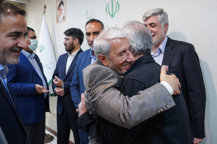 مراسم تکریم سید مصطفی سیدهاشمی معاون هماهنگی ستاد اجرایی فرمان امام