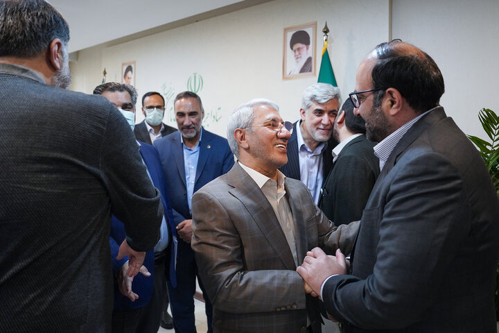 مراسم تکریم سید مصطفی سیدهاشمی معاون هماهنگی ستاد اجرایی فرمان امام