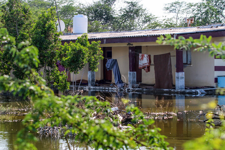 آب گرفتگی منازل سیل زده سیستان و بلوچستان