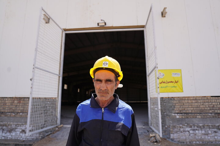 بازدید فتاح از کارخانه نساجی پارچه چادر مشکی قم